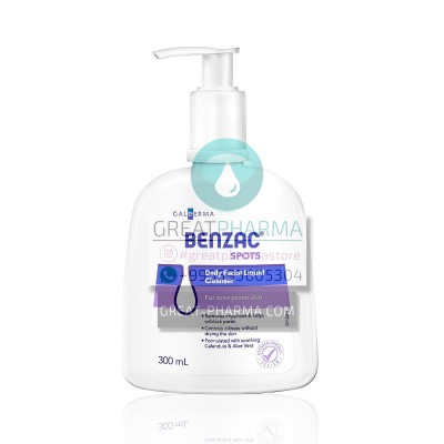 BENZAC CLEANSER LIQUID FOR OILY AND COMBINATION SKIN | 300ml/10.14 fl oz