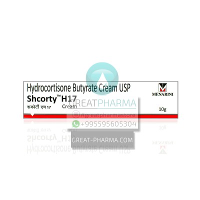 SHCORTY H17 (HYDROCORTISONE BUTYRATE USP 0.1% w/w) CREAM | 10g/0.35oz