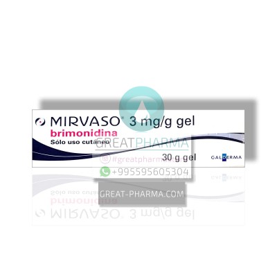 MIRVASO BRIMONIDINE 0.33% GEL | 30g/1.06oz
